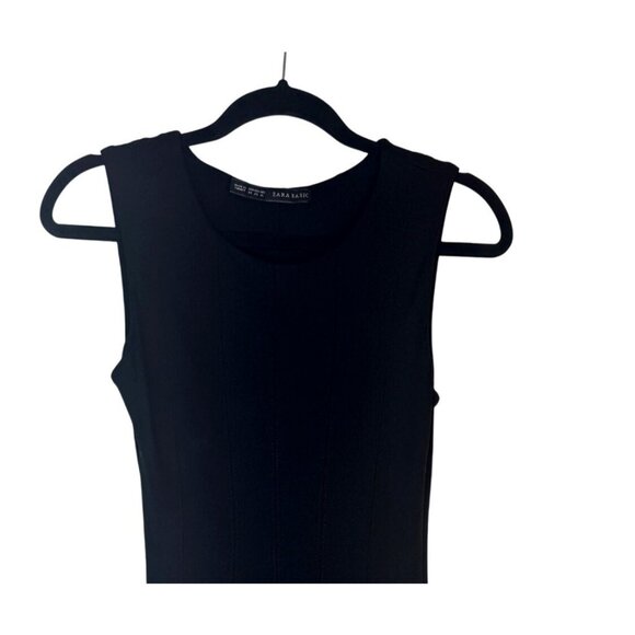 2/$30 ZARA XS Basic Black Knit Sleeveless Dress - Picture 13 of 15